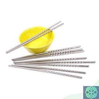 Bộ 5 đôi đũa inox - đũa chống mốc cao cấp