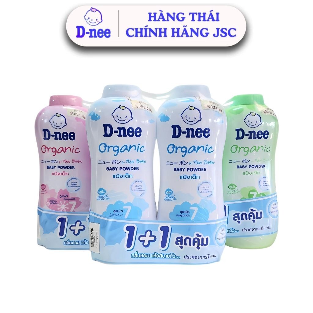 (NHẬP KHẨU) Phấn Rôm Dnee Baby Powder 350g Thái Lan