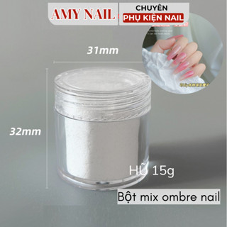Bột dặm ombre nail , bột mix trộn sơn gel làm ombre siêu mịn đẹp - hũ 15g