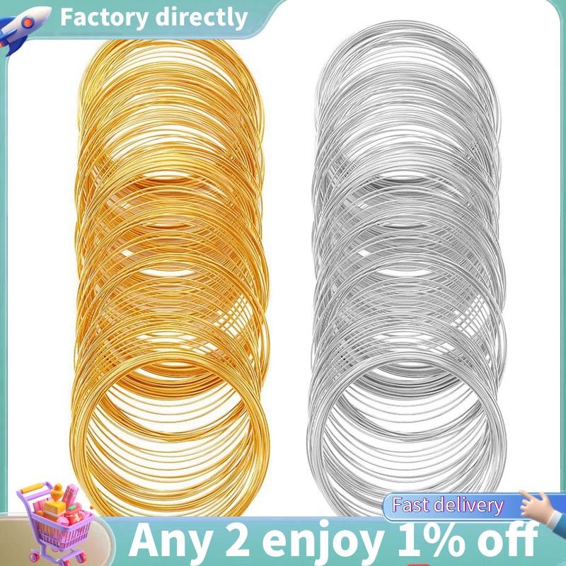 LU-400 Vòng Dây Nhớ Vòng Tay Trang Sức Số Lượng Lớn Dây Nhớ Vòng Tay Vàng Bạc Thép Đính Hạt Dây