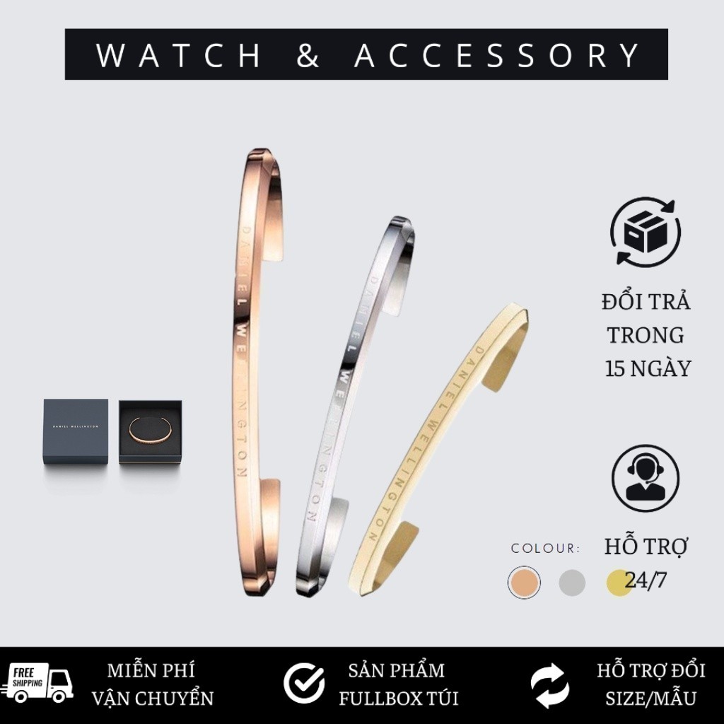 [Chính Hãng] Vòng Tay Daniel Welington Classic Cuff V1 D_W Chính Hãng - DANIEL WATCH STORE SG