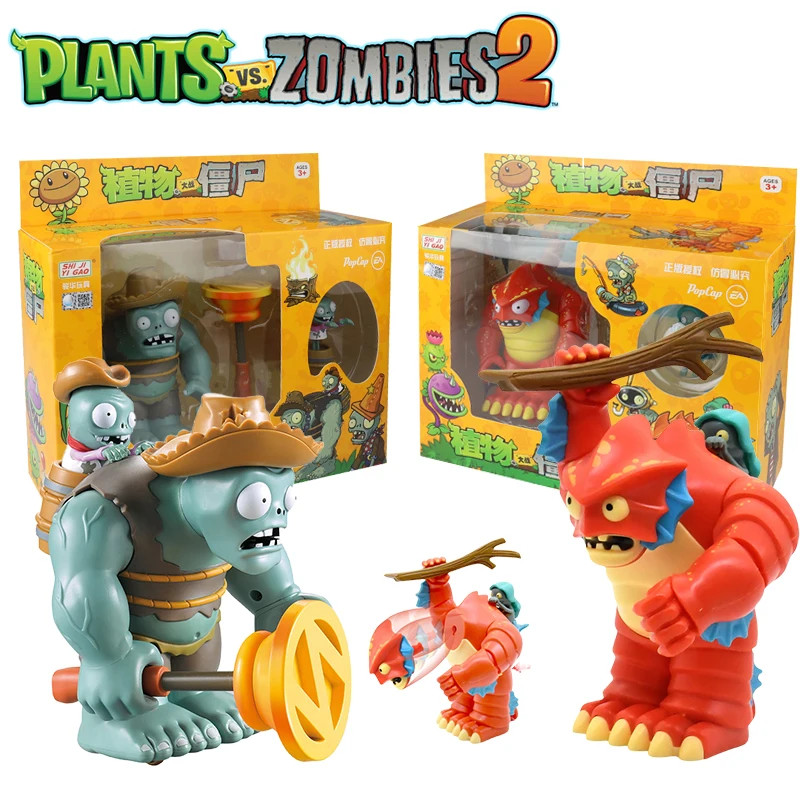 Plants vs Zombies 2 Biển Sâu Khổng Lồ Zombie Hoang Dã Tây Gargantuar Đồ Chơi Nhân Vật Trò Chơi Mô Hì
