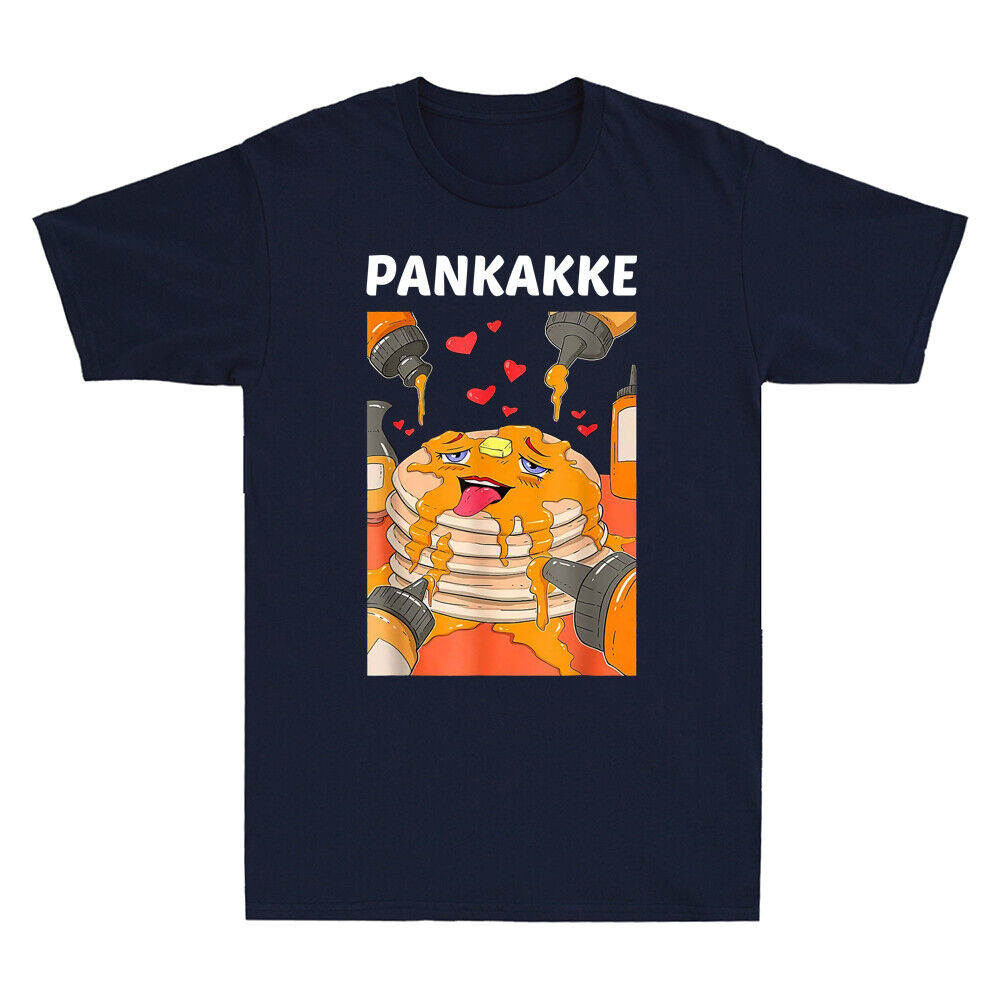 Otaku Ahegao Pankakke Ecchi Etchi Anime Ngộ nghĩnh Meme Áo Thun Nam Tay Ngắn