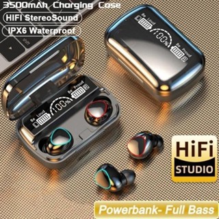 Tai nghe Bluetooth M10, công suất cao, không dây, giảm tiếng ồn, pin siêu dài, hoàn hảo cho game và thể thao, TWS.