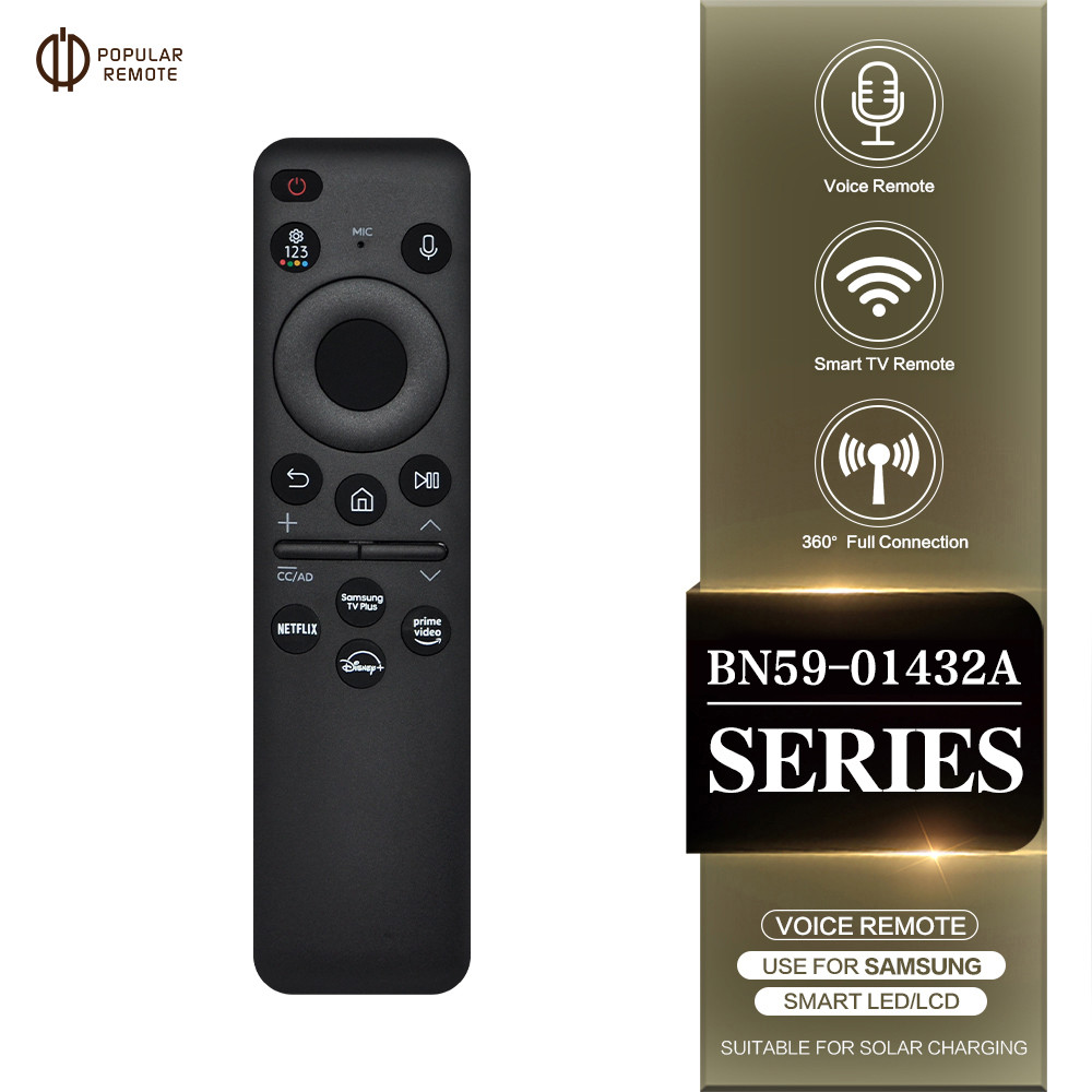 Mới BN59-01432A TM2360E Pin Mặt Trời Giọng Nói Từ Xa Cho Samsung TV QN85C CU8000