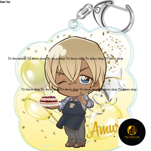Thám tử Conan Bất ngờ Móc khóa acrylic Toru Amuro - Animestock OZ