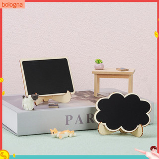 {Bologna} 10 Chiếc Bảng Đen Mini Đa Năng Có Giá Đỡ Gỗ Để Bàn Bảng Tin Trang Trí Phong Cảnh Đồ Dùng Văn Phòng