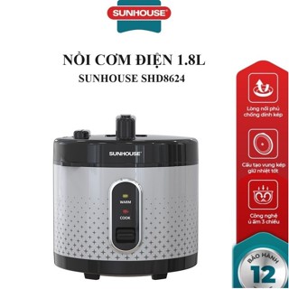 Nồi Cơm Điện 1.8L Sunhouse SHD8624 