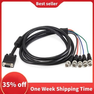 Cáp vga sang bnc rgbhv cáp màn hình lớn cáp vga sang rgb 3 mét cáp vga sang 5bnc, cáp video, cáp màn hình hdtv