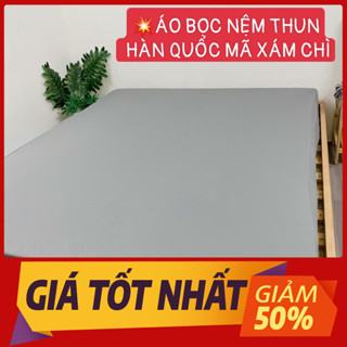 [GIÁ SỈ] Áo Bọc Nệm Thun Hàn Quốc Loại 1 Mềm Mịn, Ga Nệm Có Khóa Kéo 2 Mặt, Vỏ Bọc Nệm Thẳng, Topper