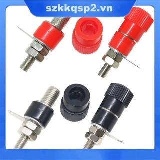 Đầu nối Chuối Cắm Đỏ Đen Điện Chuối Ổ Cắm Ràng Buộc Bài Gắn Cắm Jack Khuếch Đại Đầu Nối Thiết Bị Đầu Cuối VNK2