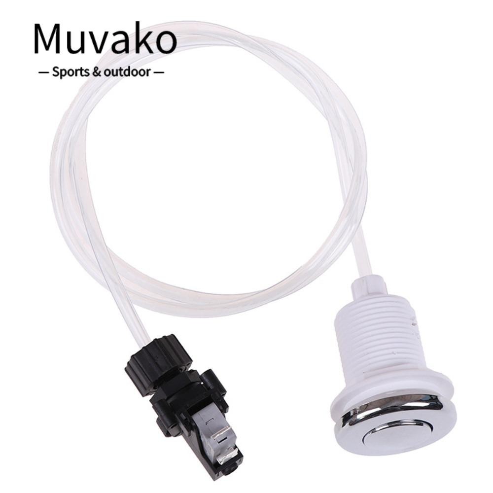 Muvako Bộ công tắc không khí, ABS trắng và đen, PVC, Bộ xử lý rác bằng thép không gỉ, Bộ xử lý chất thải Thiết bị xử lý chất thải Ống nóng Bộ phận xử lý rác Nhà bếp