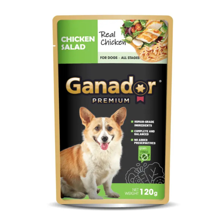 Pate Cho Chó Mọi Lứa Tuổi Ganador Gói 120g