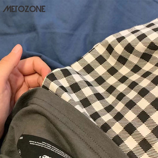 Bộ đồ ngủ kẻ sọc METOZONE Bộ đồ ngủ giản dị ở nhà dành cho nữ