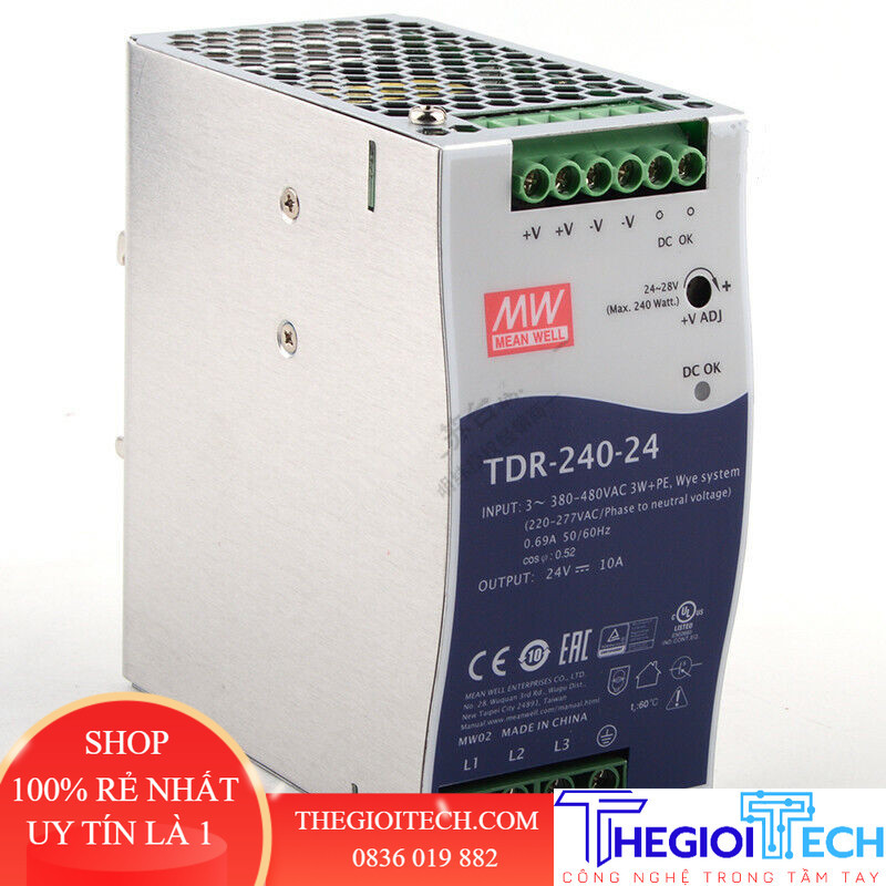 BỘ NGUỒN MEANWELL TDR-240-48