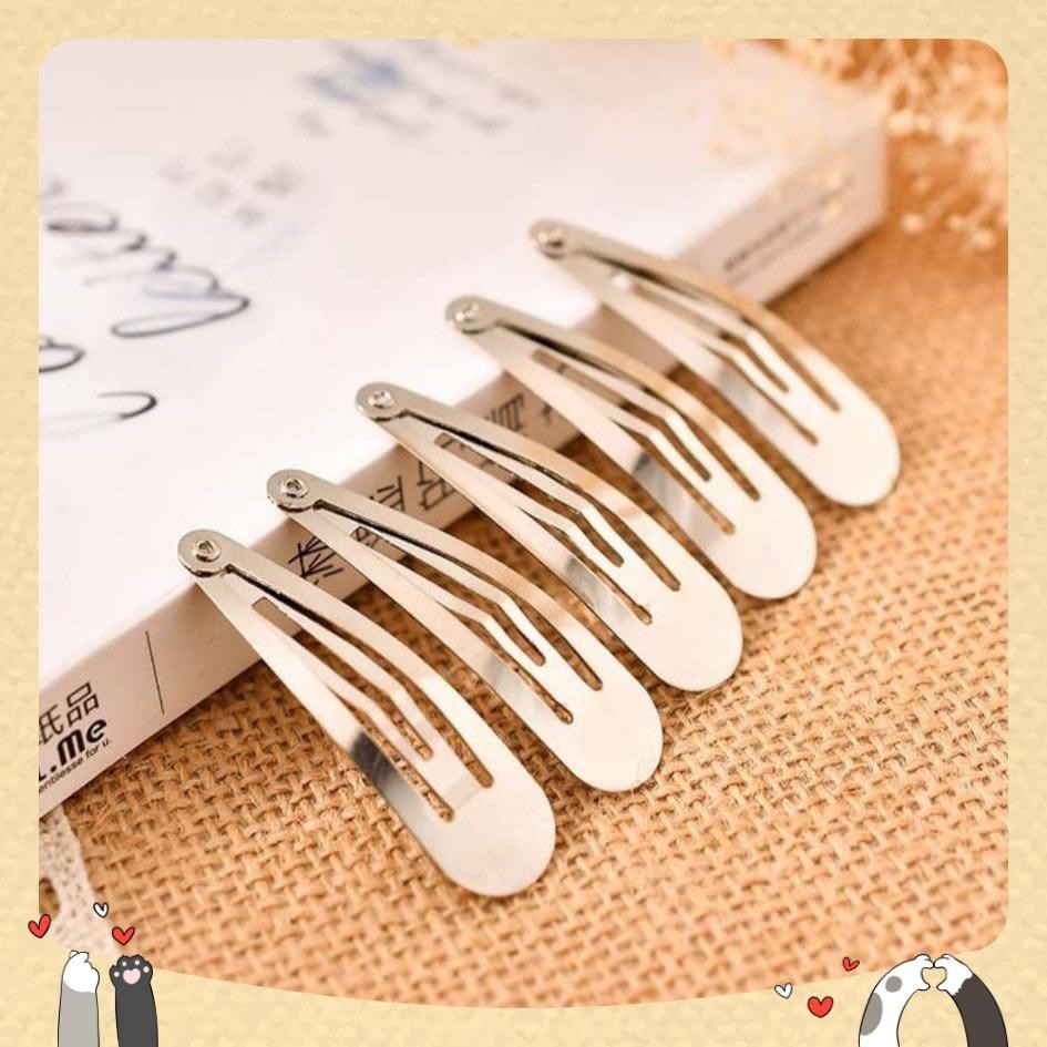 Kẹp tách giọt nước bạc (gói 10 cái)