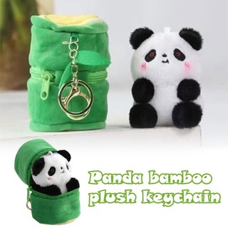 Dễ Thương Ống Tre Gấu Trúc Sang Trọng Đồ Chơi Mô Phỏng Gấu Trúc Búp Bê Quà Tặng Trẻ Em Búp Bê