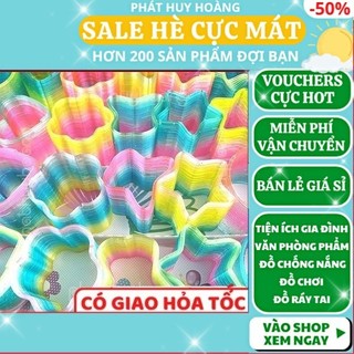 Combo 2 lò xo cầu vồng đồ chơi🌈FREESHIP🚛Có video thật🎥Lò xo cầu vồng đồ chơi nhiều hình cho bé loại nhỏ - Phát Huy Hoàng