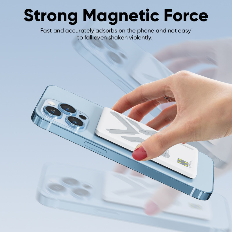 Sạc dự phòng GOOJODOQ Bộ sạc không dây từ tính di động dành cho iP Samsung Huawei Xiaomi | BigBuy360 - bigbuy360.vn