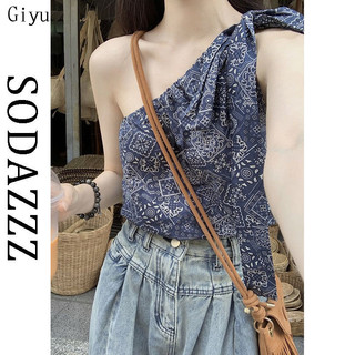 Giyu Áo 2 dây áo ba lỗ Thời trang hàn quốc cổ điển Phong cách ins tráng lệ WCS24405OK 19Z240507
