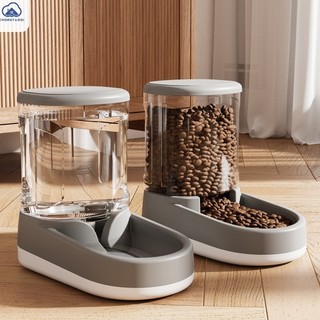 Chongtaoqi Hộp đựng nước cho chó ăn tự động cho mèo uống nước chảy nước Ấm đun nước không cắm