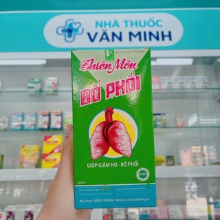 Thiên môn bổ phổi bình đông – giúp giảm ho, bổ phổi – chai 280ml
