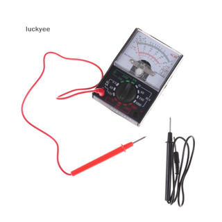 Luckyea dc / ac 1000v vôn kế 250ma ampe kế 1k đồng hồ đo điện trở ana đồng hồ vạn năng tq