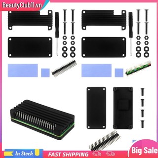 Dành cho raspberry pi zero 2w vỏ nhôm bộ vỏ làm mát có đầu pin