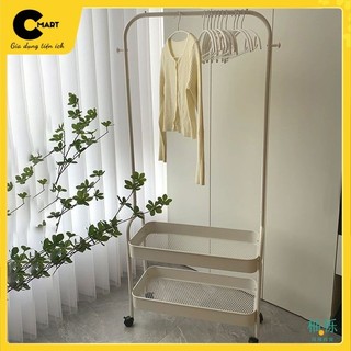 𝐂𝐌𝐀𝐑𝐓.𝐆𝐢𝐚 𝐝𝐮̣𝐧𝐠 giá treo đồ có bánh xe decor livestream phòng ngủ hiện đại cmg02