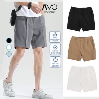 Quần Short sọt đùi cộc Tây Âu cạp chun NAM NỮ form dáng đùi cộc mùa hè Hàn mềm mịn cao cấp thấm hút tốt Avocado đẹp