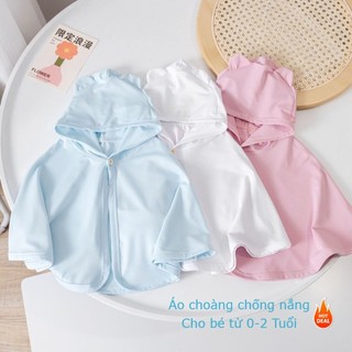 Áo choàng chống nắng cho bé, áo chống nắng cho bé, áo choàng cánh dơi chống nắng cho bé gin baby wear 2024