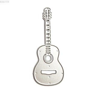 Hik Guitar Cắt Kim Loại Chết Mẫu Cho Album Thêu Sò Thẻ Giấy Dập Nổi