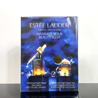 Tinh chất mặt chai nhỏ màu nâu thế hệ thứ bảy của Estee Lauder 100ml + kem dưỡng mắt Hộp quà hai mảnh 15ml