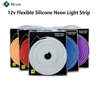 Sẵn sàng! Bộ dải đèn Neon silicon linh hoạt Led 2835 5m 12v Điện áp thấp 6x12 Dải đèn linh hoạt chống nước