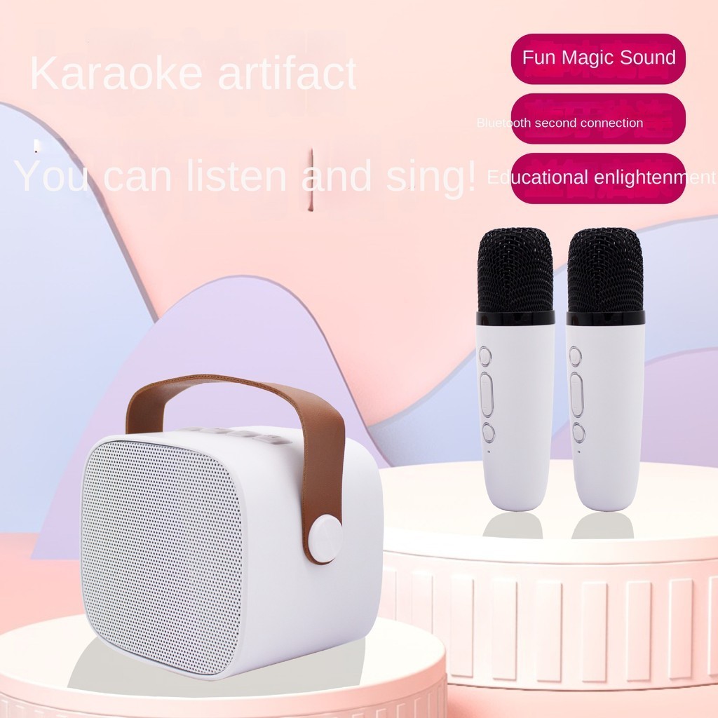 Loa Bluetooth di động Mini LANYE K1 có Mic Karaoke tích hợp - Hoàn hảo cho các cuộc họp ngoài trời và gia đình