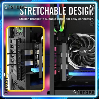 BỘ DỰNG DỌC VGA KÈM RISER EZDIY ARGB VERTICAL GPU MOUNT WITH PCIE4.0 RISER CABLE
