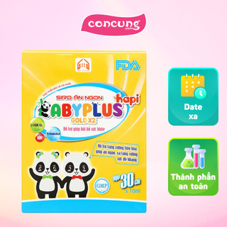Siro ăn ngon Babyplus Hapi Gold X2