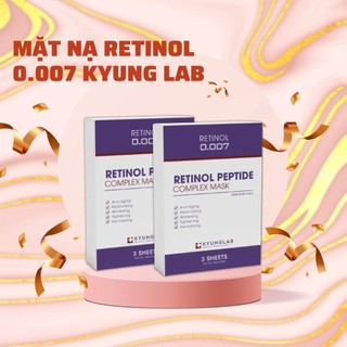 combo 2 Mặt nạ chống lão hóa, mặt nạ Retinol Peptide kyung Lab mỹ phẩm chính hãng