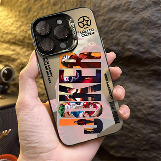Vỏ điện thoại hình chú hề siêu sáng tạo Tương thích cho IPhone 15 13 14 12 11 Pro X XR Xs Max 7 / 8 Plus Se2020 Vỏ điện thoại TPU silicon cứng chống rơi ống kính độc lập