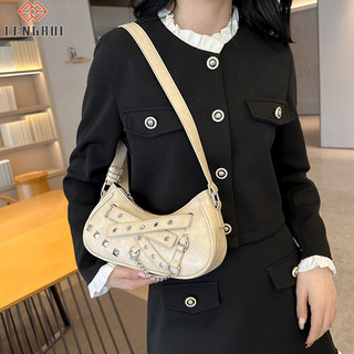 Forever LENGRUI Mới retro Heavy Spice biker túi đeo vai nách tote