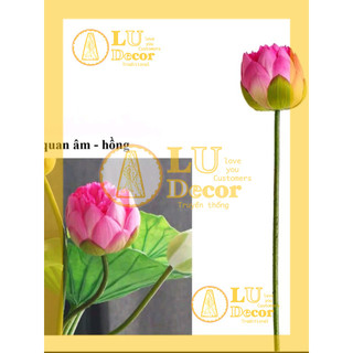 Hoa sen lụa Bách Diệp Quan Âm | LU Decor