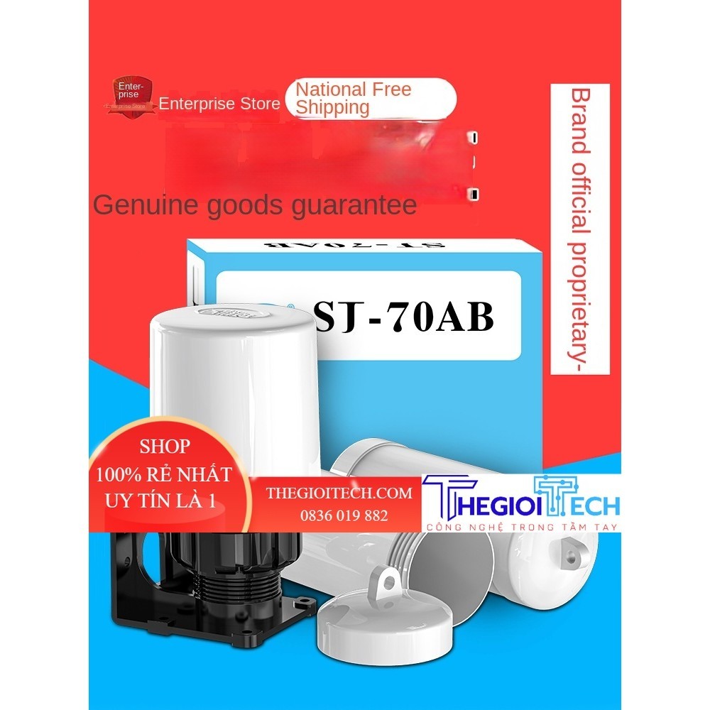 Công Tắc Điện Phao Thương Hiệu Radar Bộ Điều Khiển Mực Nước Mức Chất Lỏng Hoàn Toàn Tự Động Máy Bơm Nước Tháp Nước Bồn N - 70AB Xanh dương