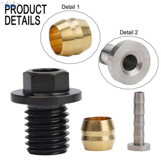 【Anna】Efficient Brake Performance Connecting Nut and Olive Insert Set for Shimano BH90