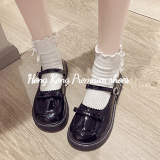 Hong Kong Premium shoes❥ Giày nữ Gothic dễ thương phong cách Hàn Quốc mới phong cách Anh Quốc phong cách Nhật Bản JK dễ thương