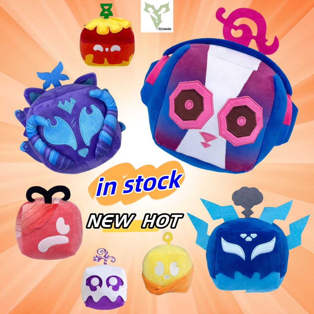 Rytanda Blox Trái Cây Anime Trò Chơi Sang Trọng Đồ Chơi Mới Cáo Khỉ Hộp Sang Trọng Đồ Chơi Nhồi Bông Mềm Blox Trái Cây Plushie Gối Đồ Chơi Vui Nhộn Cho Bé Quà Tặng Sinh Nhật Trẻ Em Quà Tặng Halloween