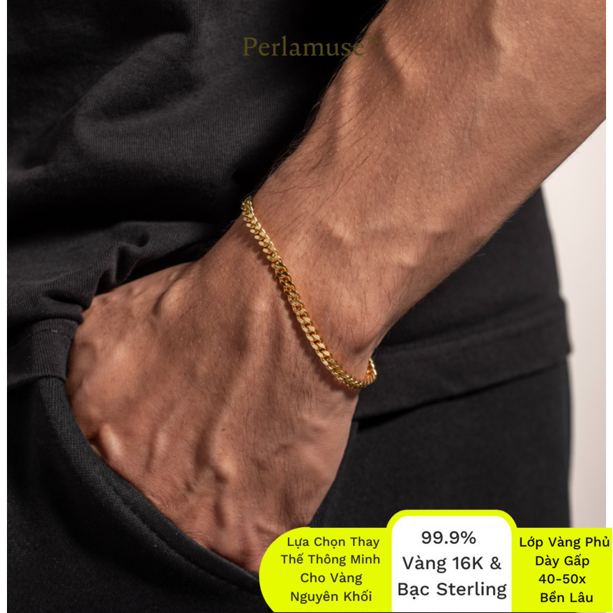 PERLAMUSE - Vòng Tay Chain Link Bracelet