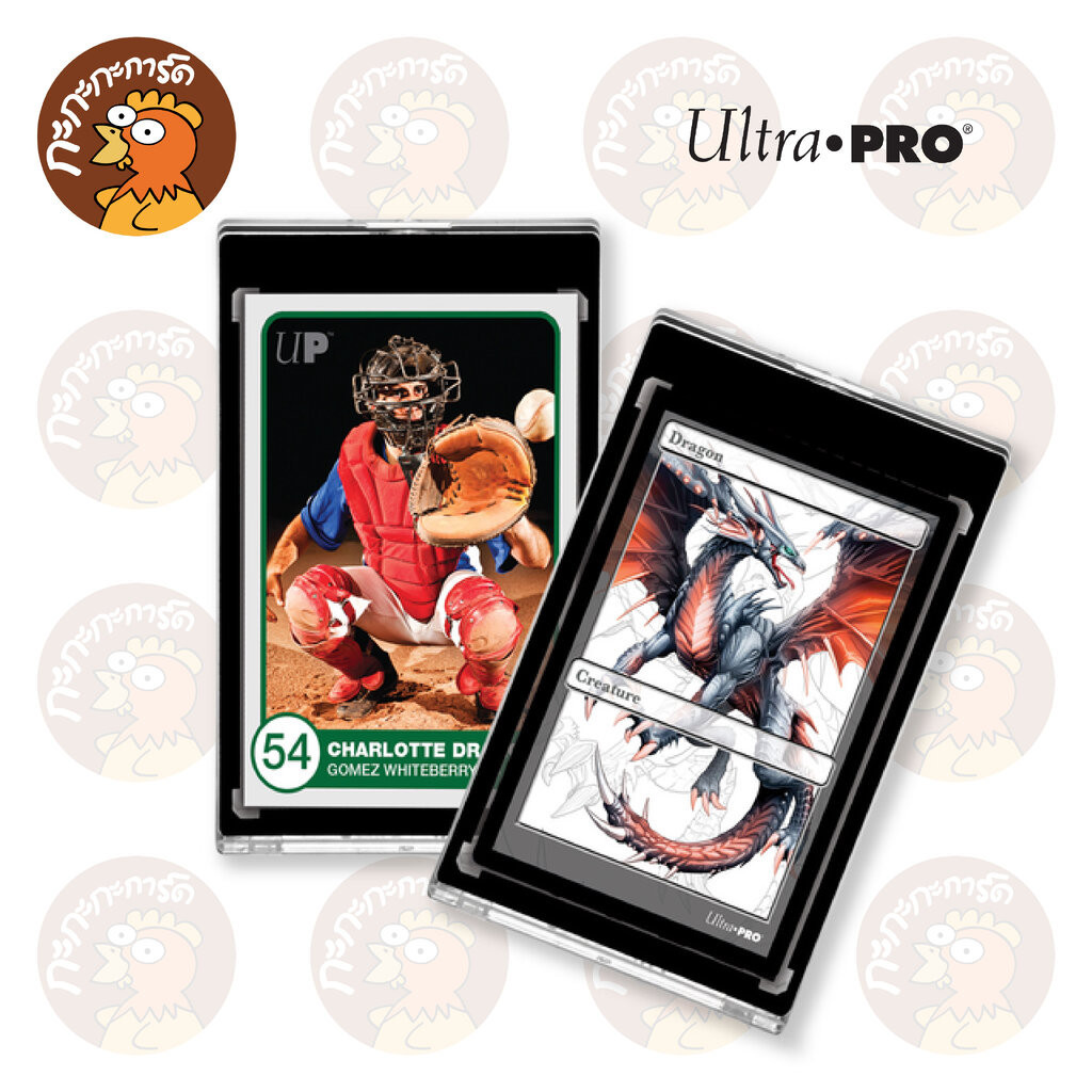 Ultra Pro-Black Border UV ONE-TOUCH Giá đỡ từ tính Khung bảo vệ cạnh Chèn Thẻ sưu tập Không hút ba c