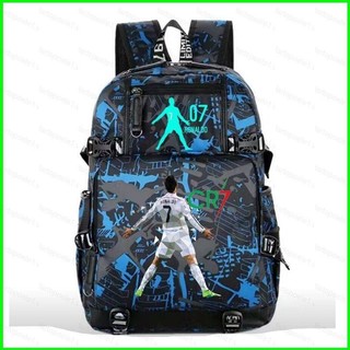 Ba Lô Cristiano Ronaldo Dành Cho Nữ Nam Học Sinh Trường Công Suất Lớn Thời Trang Cá Tính Multipurp