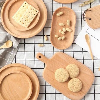 Khay Gỗ Đựng Đồ Thớt đựng đồ ăn Khay chụp ảnh snowa76.vn