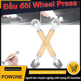 POWONE Bộ sửa chữa lốp xe ô tô Con lăn sửa chữa lốp xe máy Con lăn sửa chữa bánh xe đôi đầu